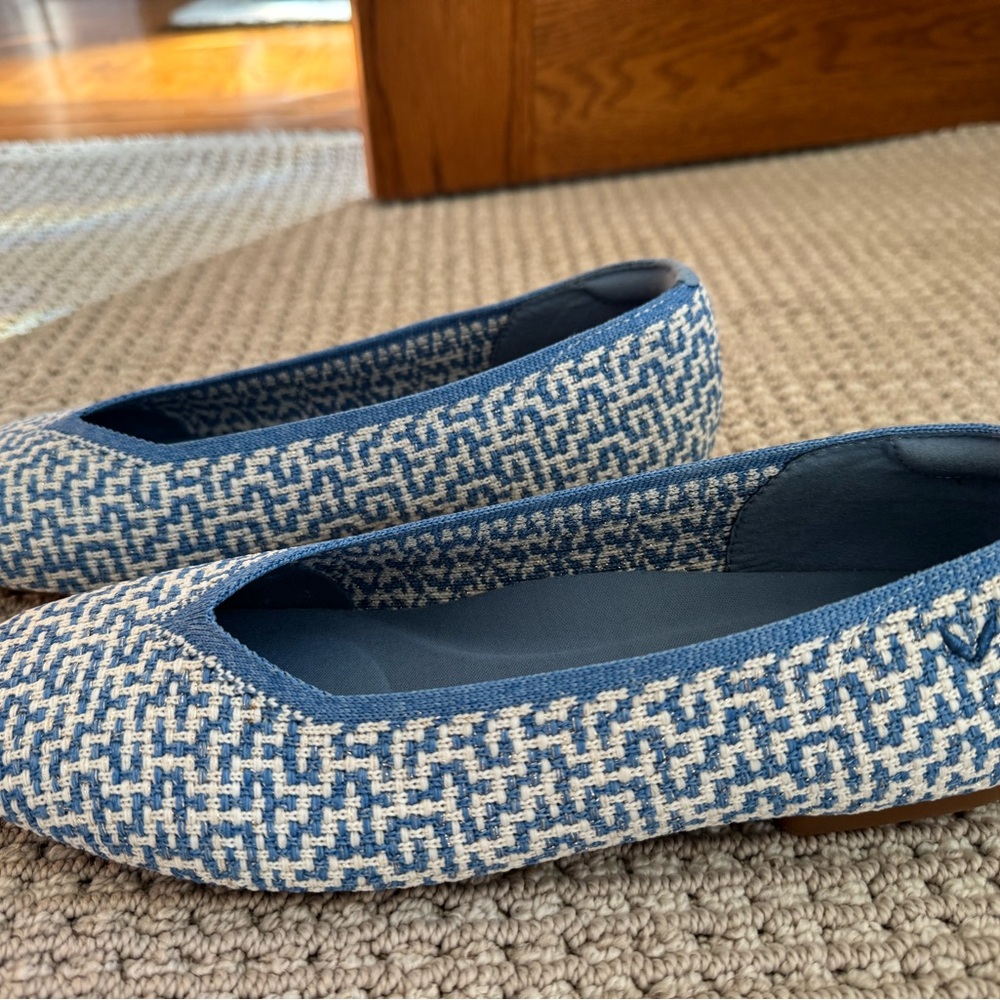 Vivaia Square toe flats Margot Sz.39.5 8.5/9 - Picture 9 of 9